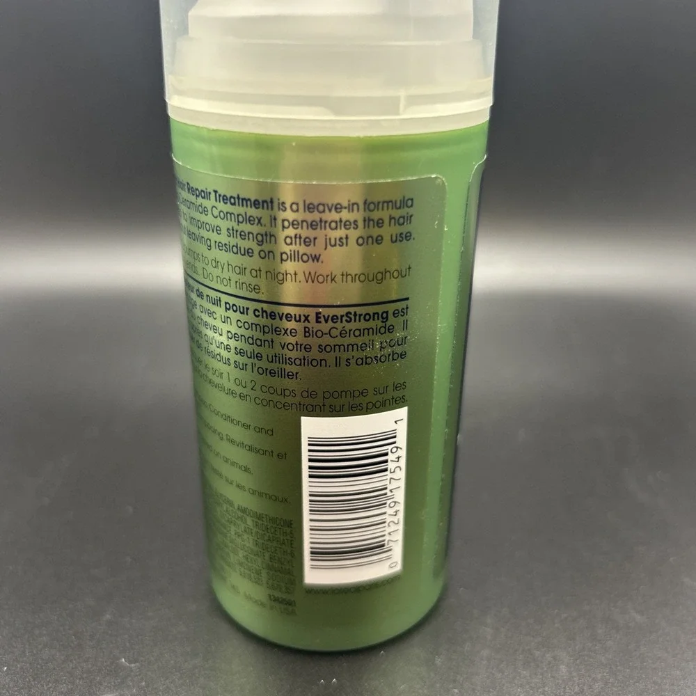L'Oreal Paris EverStrong Overnight Hair Repair Treatment Sulfate Free 3.4oz.~New